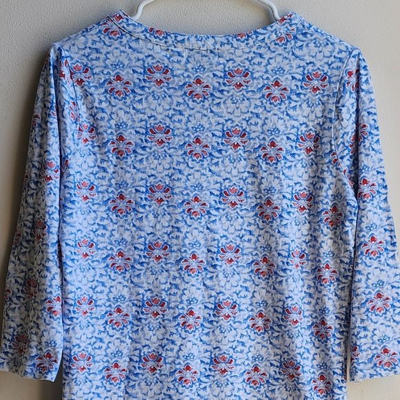 i.b.diffusion V-Neck Bohemian Aztec Print Jersey Size Small - Picture 13 of 14